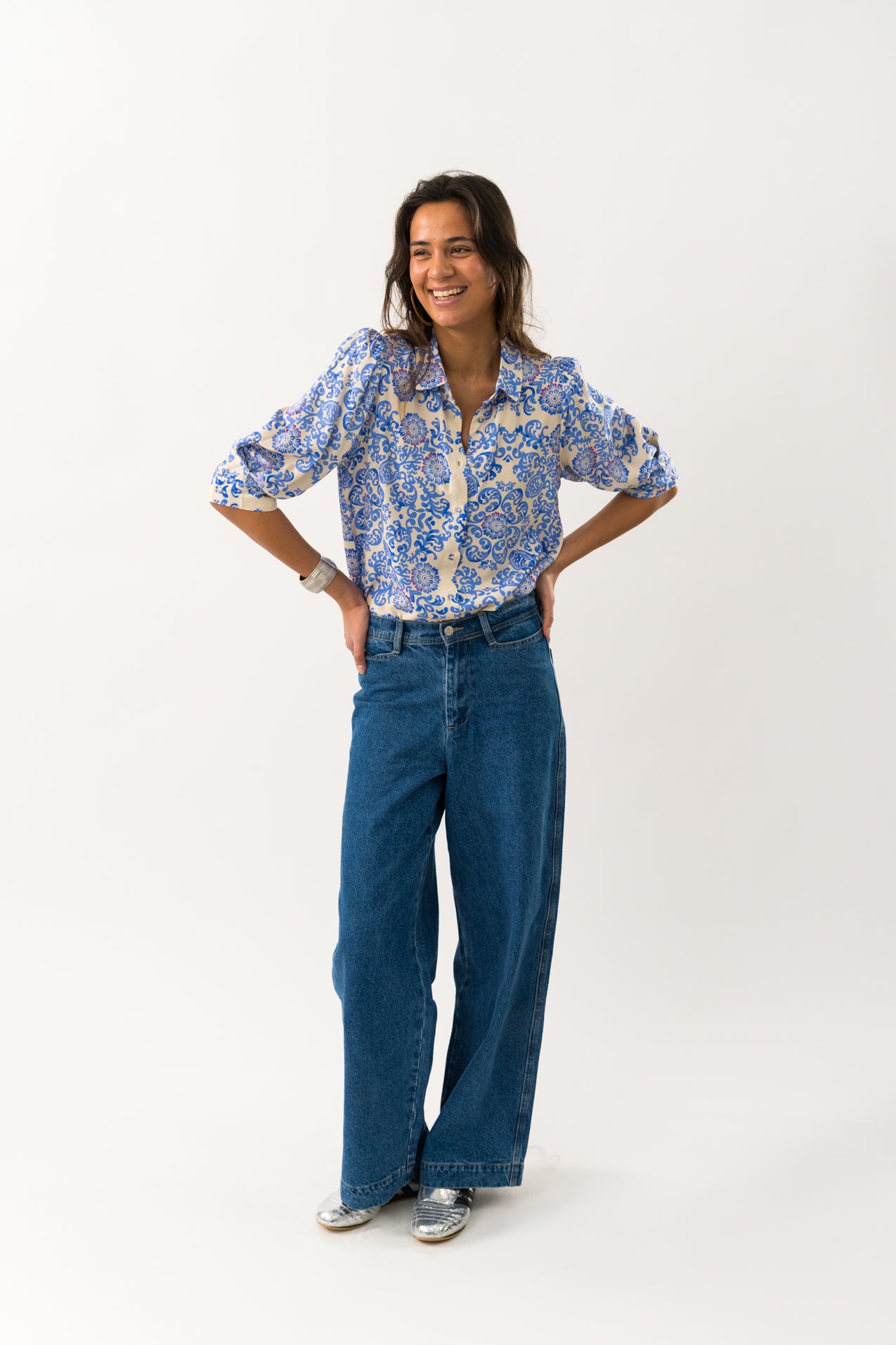 Lollys Laundry Bono Shirt SS - Light Blue