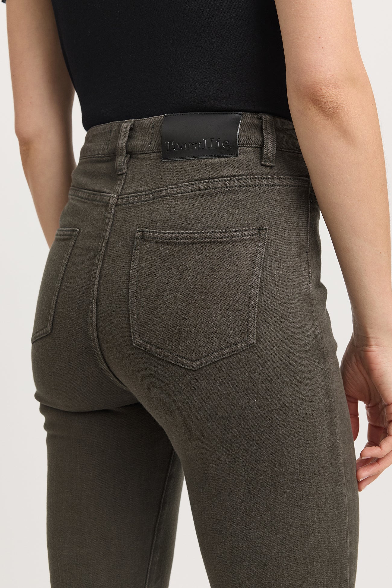 Toorallie High Rise Straight Leg Jean - Bayleaf