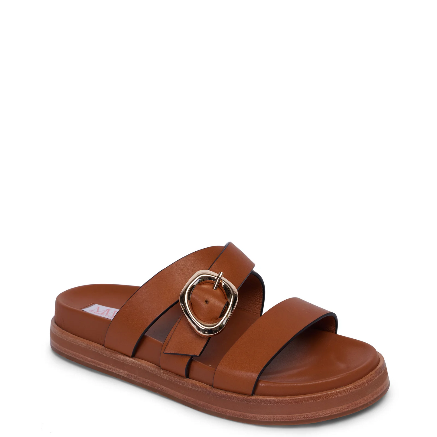 Kathryn Wilson Roda Slide - Tan Calf