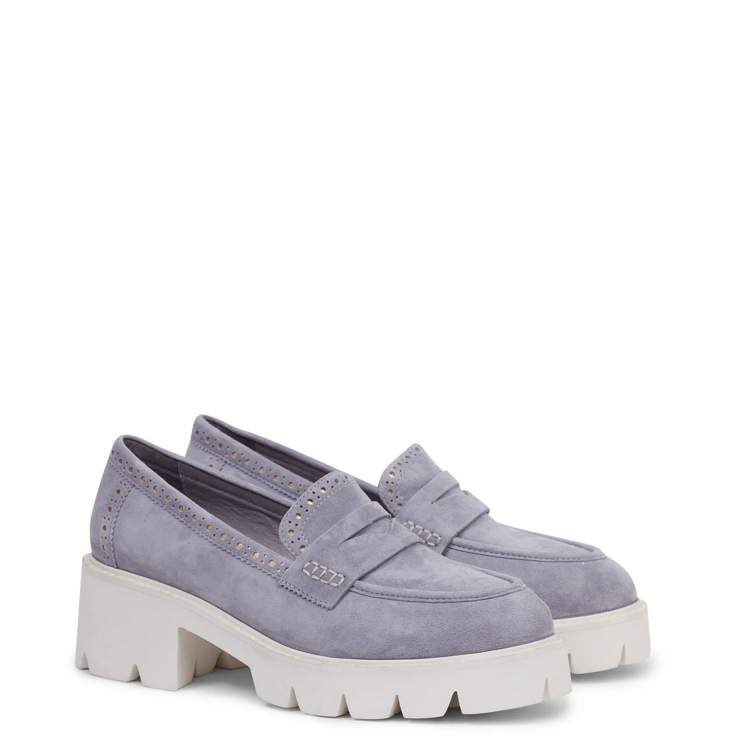 Kathryn Wilson Fitzroy Loafer - Dove Suede
