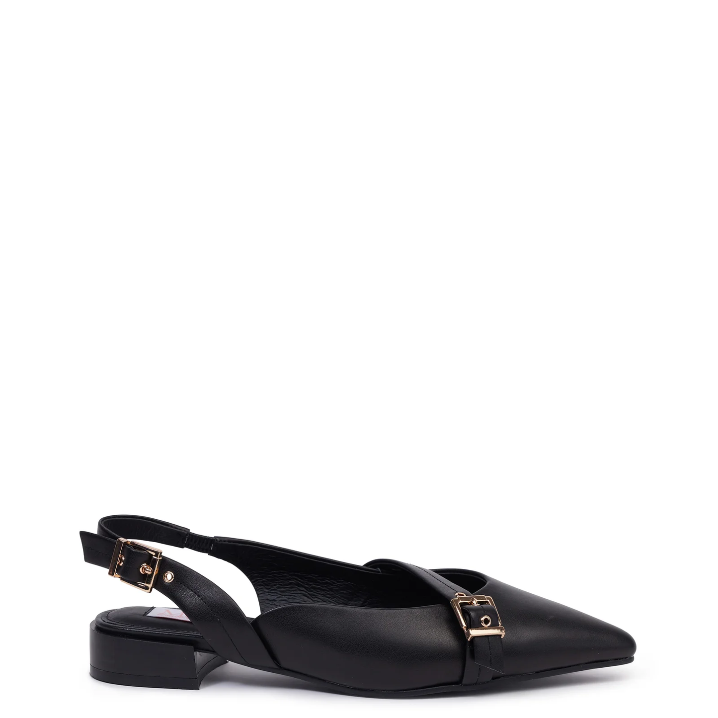 Kathryn Wilson Chelsea Slingback - Black Calf