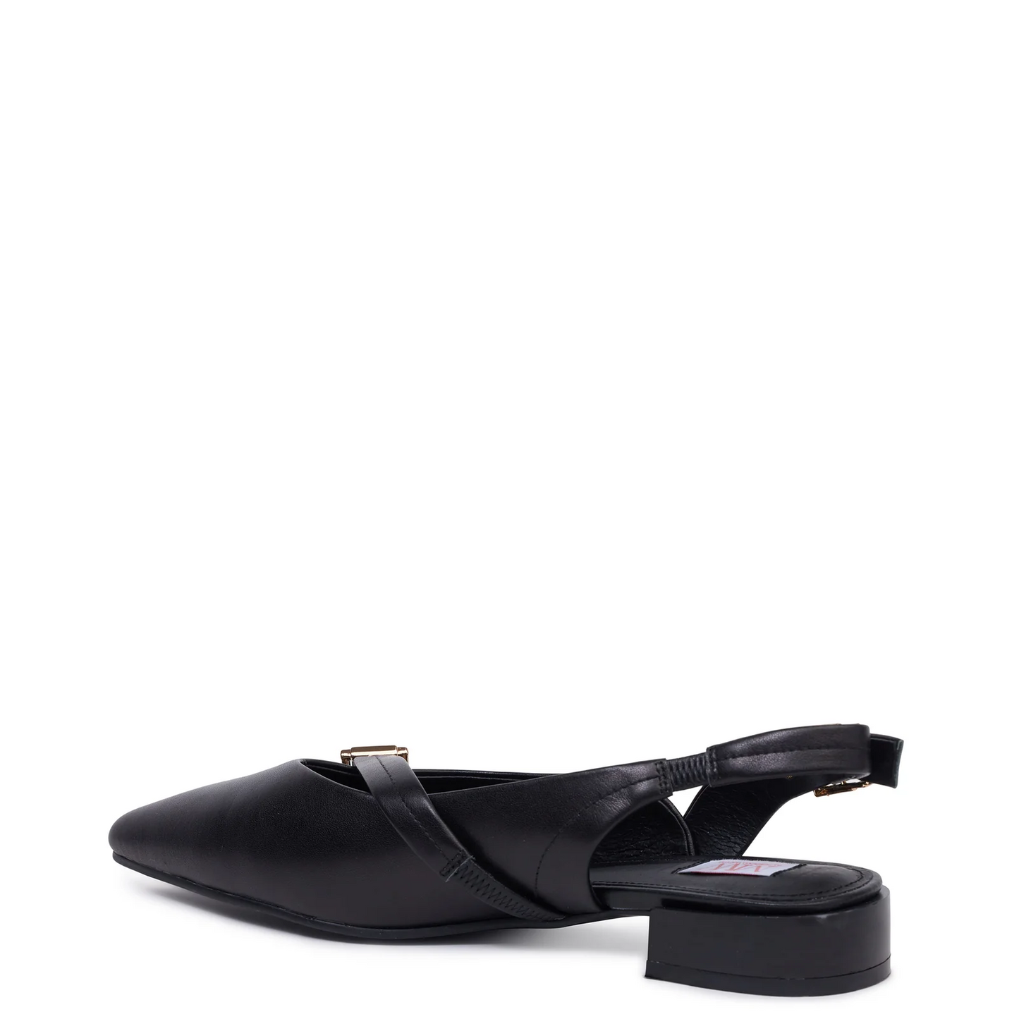 Kathryn Wilson Chelsea Slingback - Black Calf