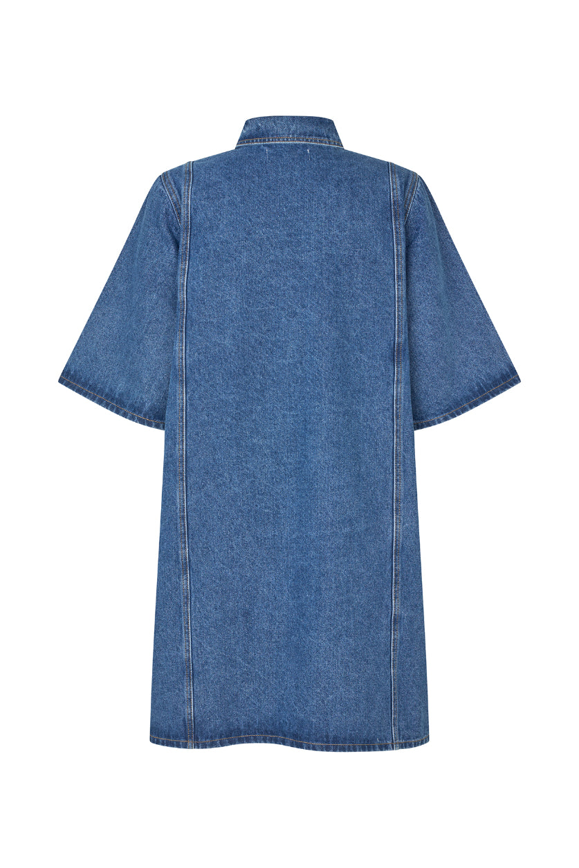 Lollys Laundry Mola Dress SS - Blue