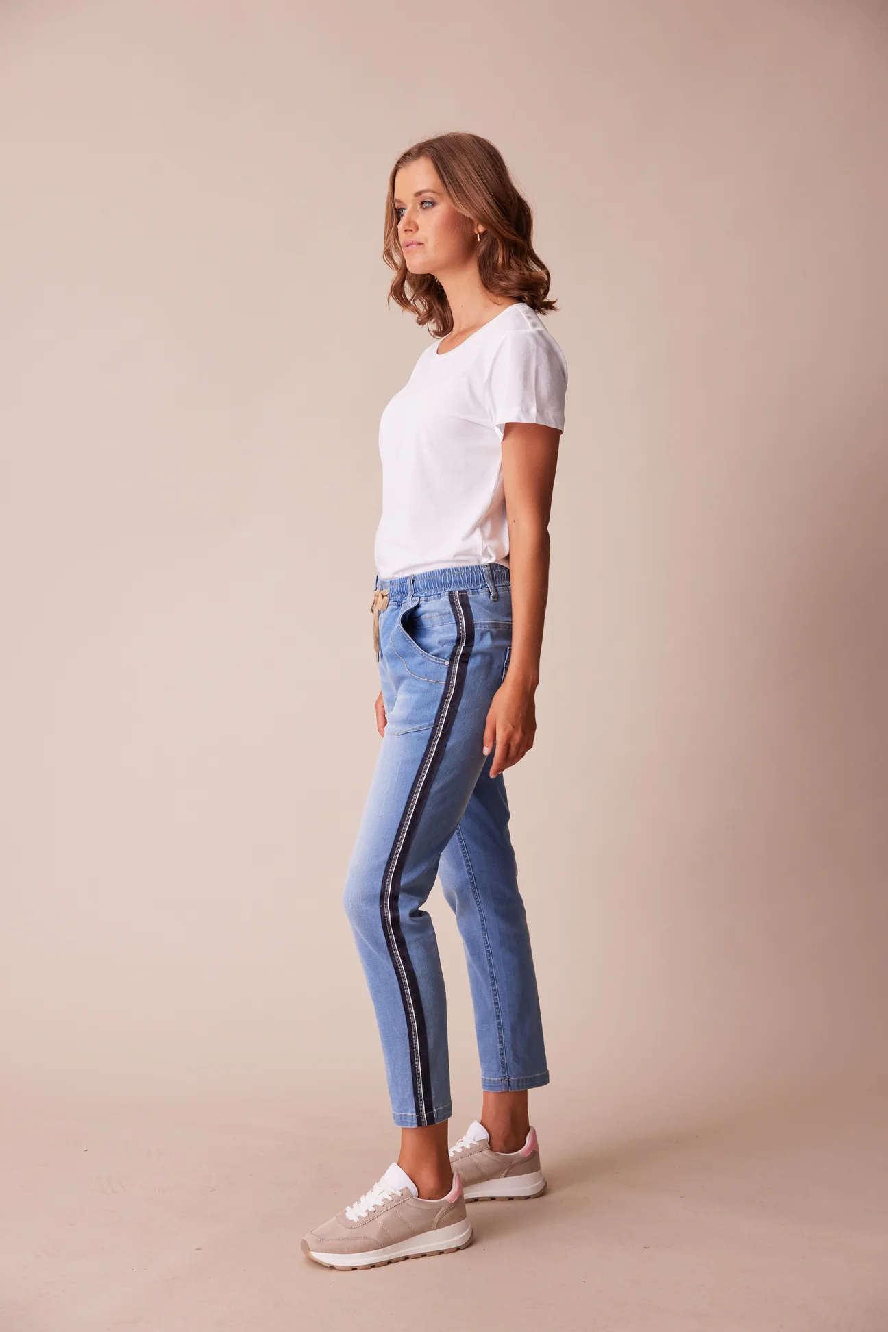 Lania The Label LTL Boyfriend Jean - Distressed Tape