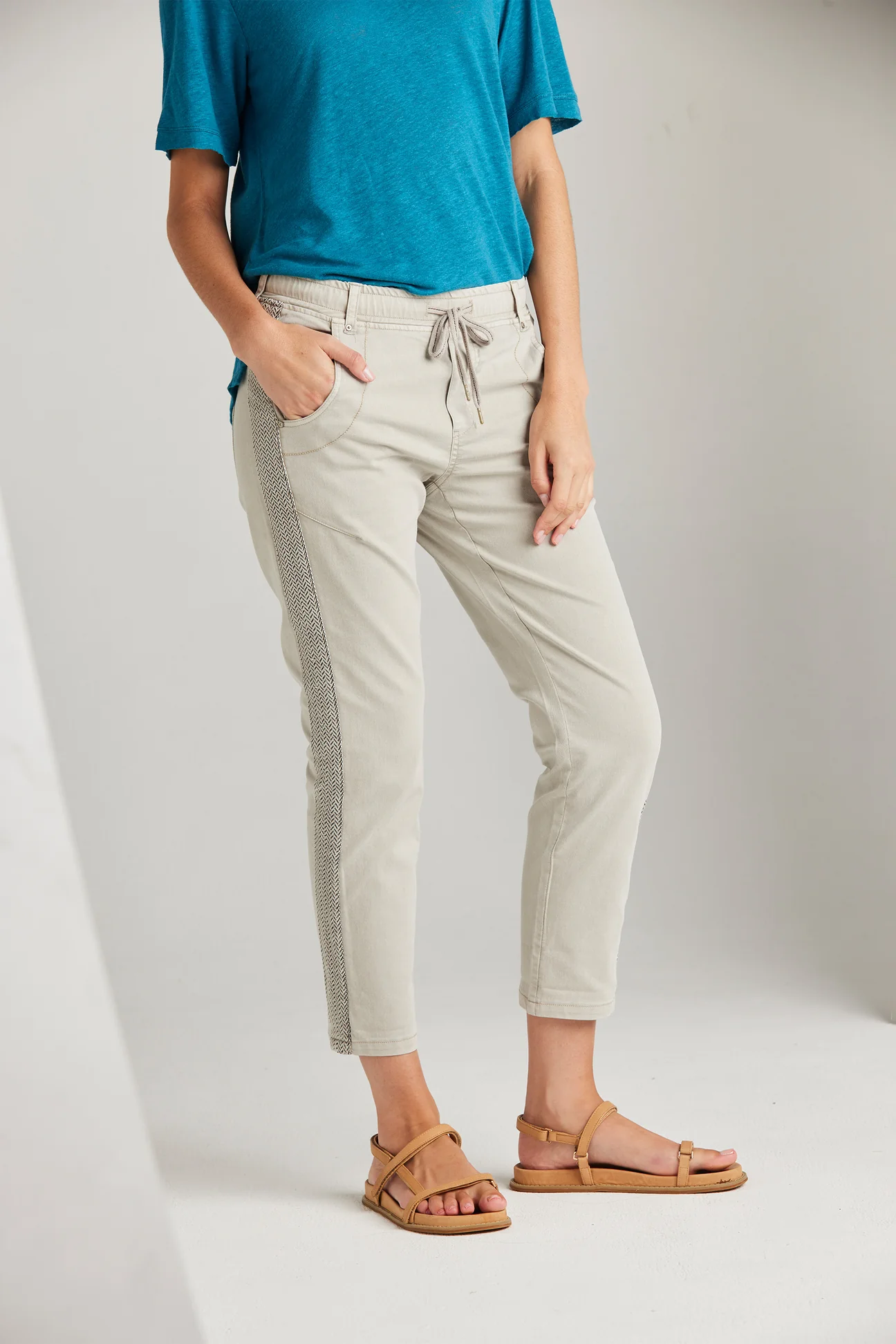 Lania The Label Zane Boyfriend Jean - Natural