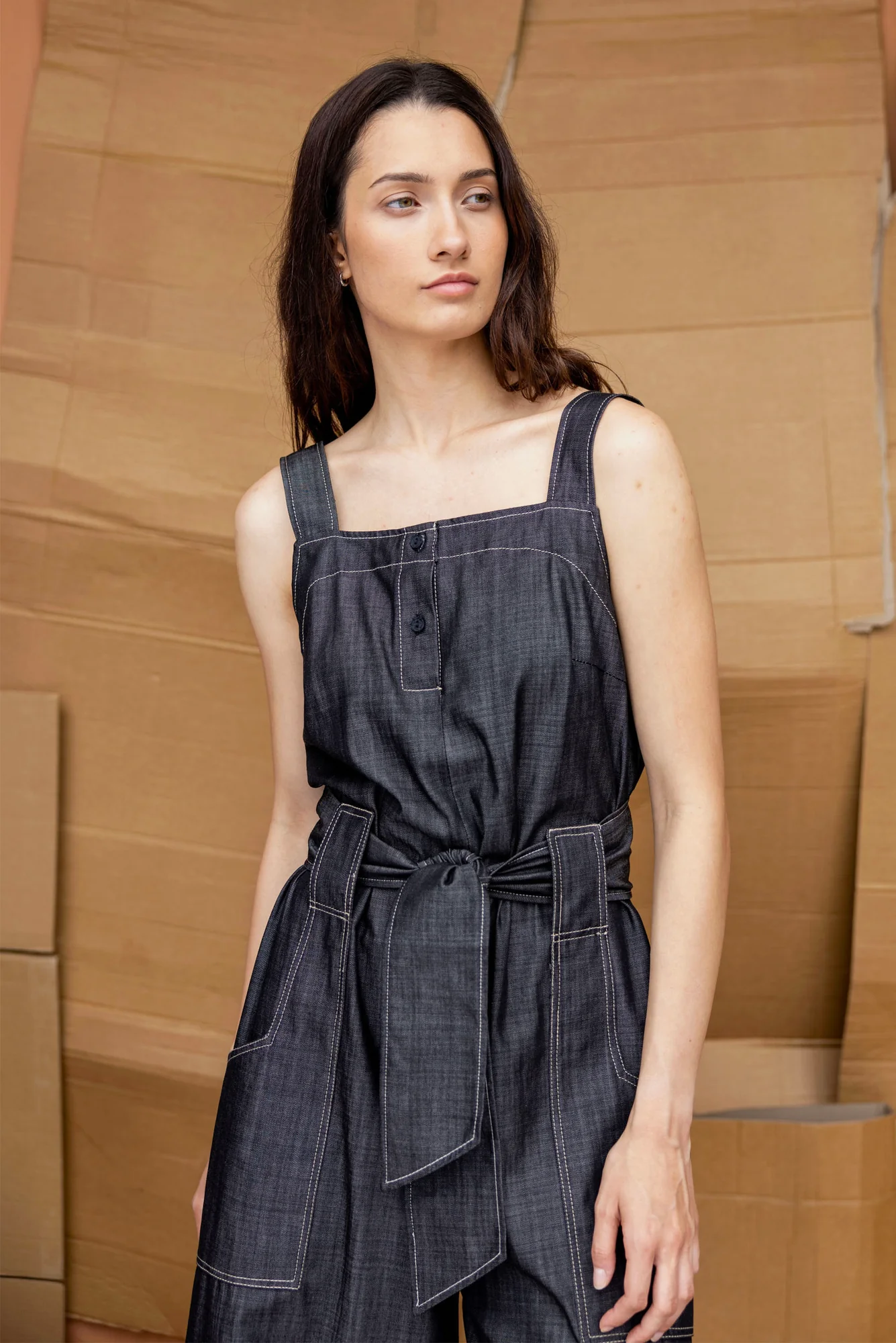 Re.Create Goldie Jumpsuit - Midnight