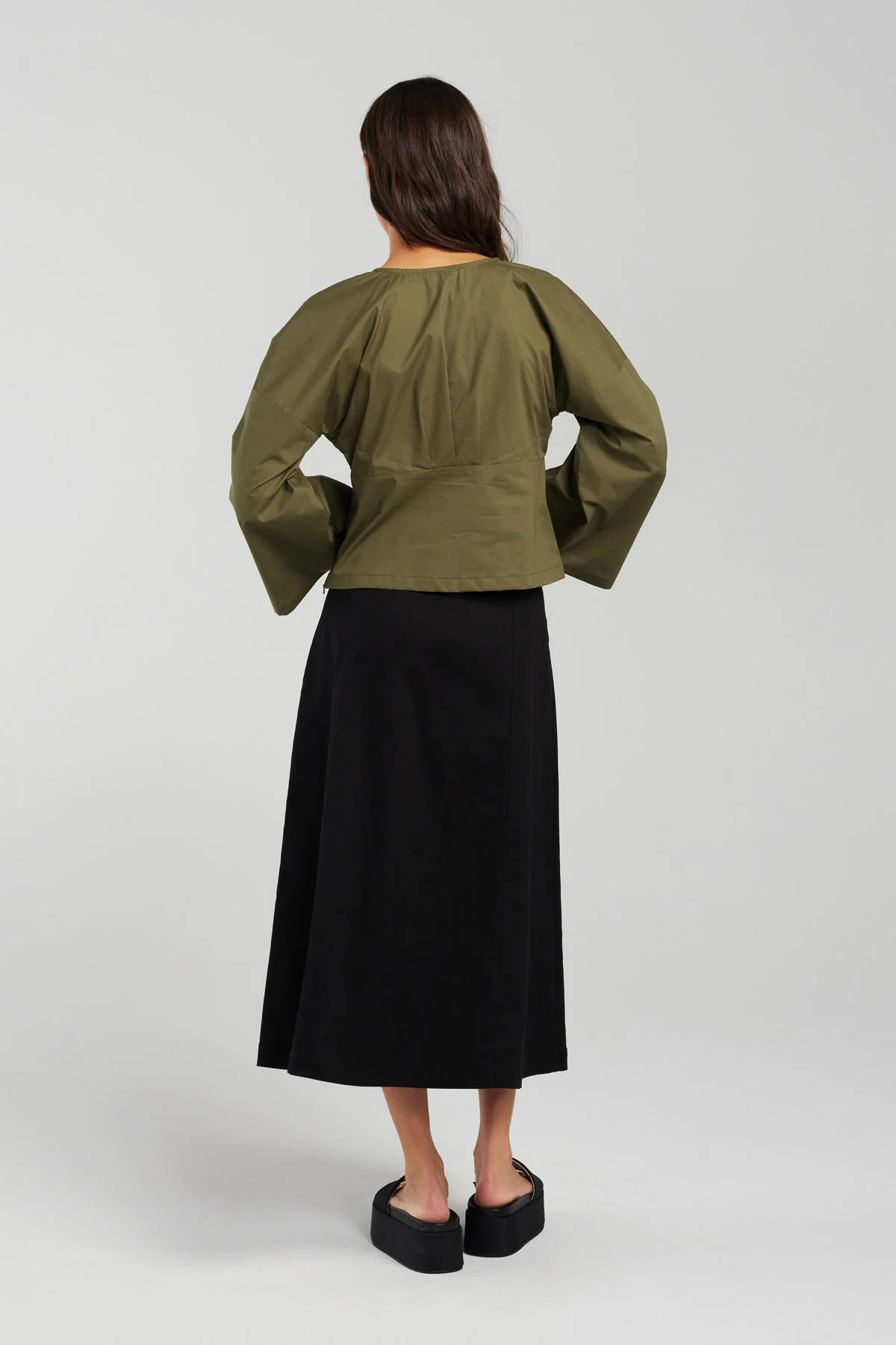 Nyne Hazel Top - Khaki