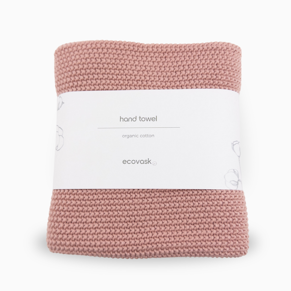Ecovask Hand Towel - Demi Pink
