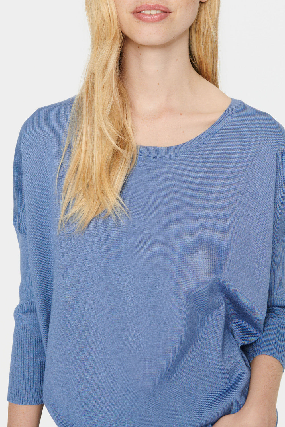 Saint Tropez Mila Bat Wing Knit - Colony Blue