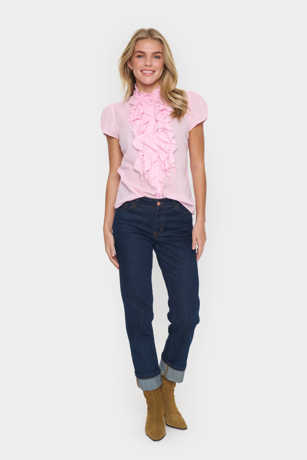 Saint Tropez Tilli SZ SS Shirt - Pink Nectar