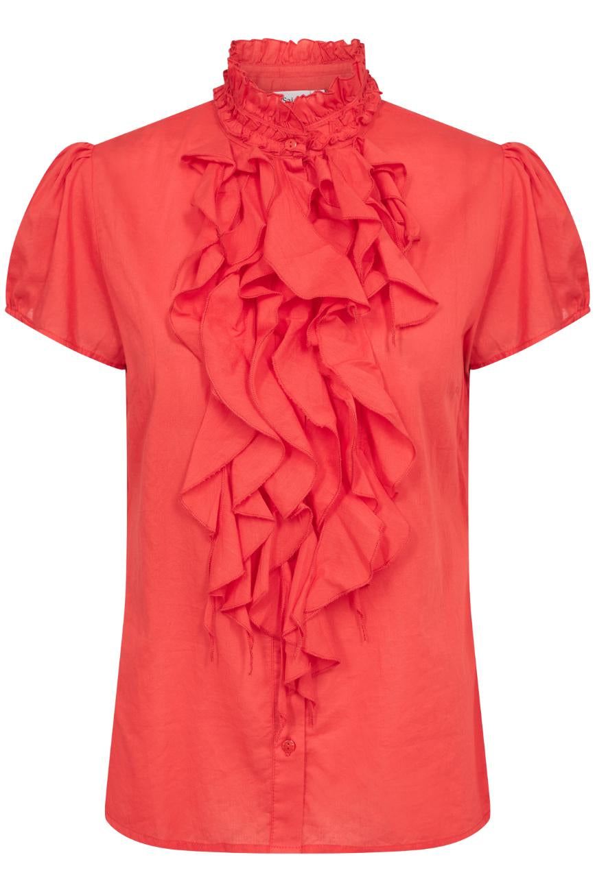 Saint Tropez Tilli SZ SS Shirt - Flame Scarlet