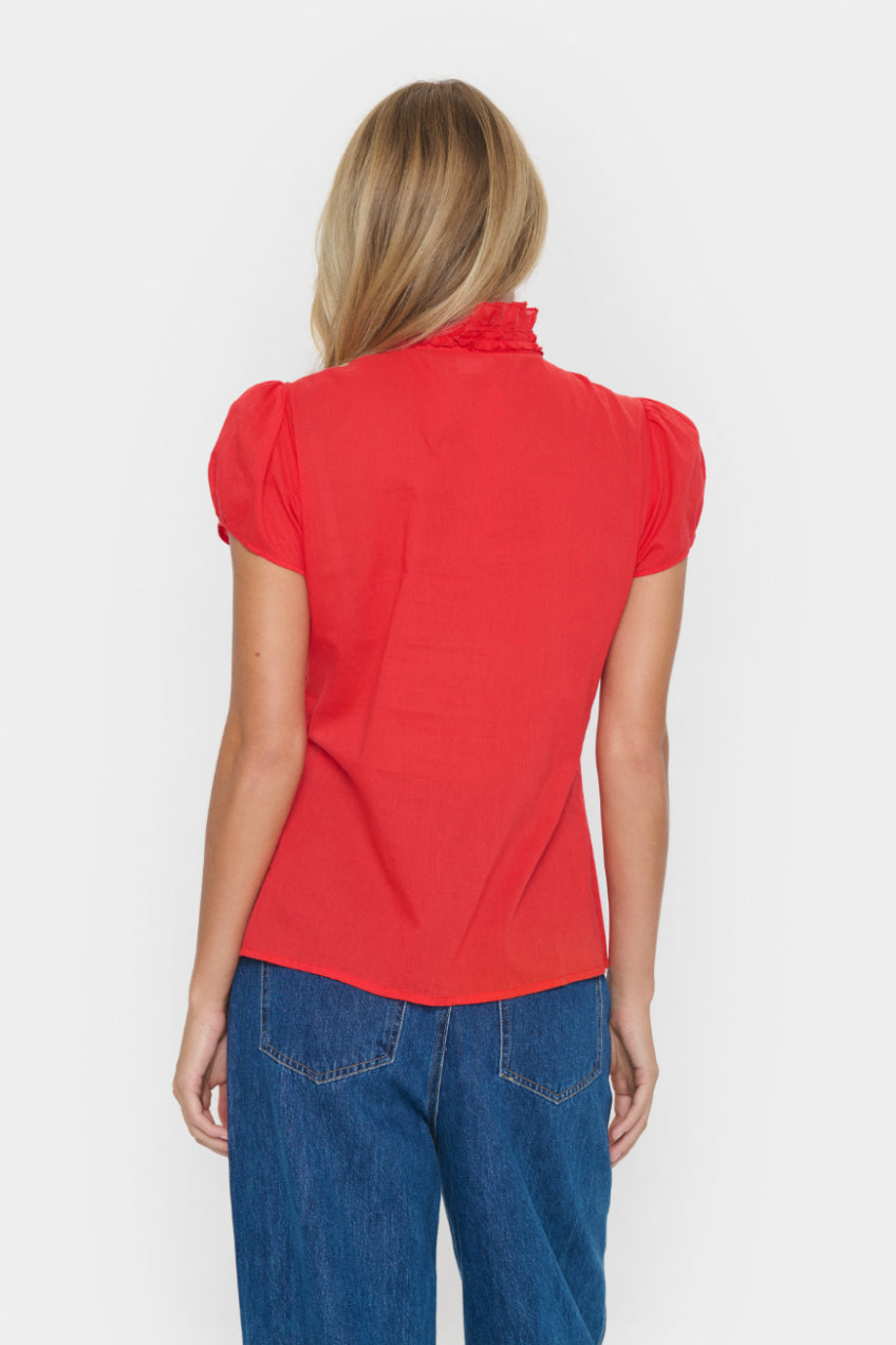 Saint Tropez Tilli SZ SS Shirt - Flame Scarlet