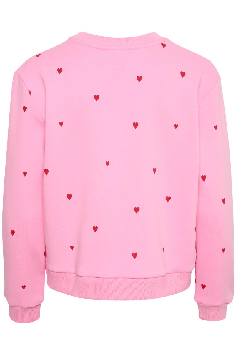 Saint Tropez Dagna SZ Sweatshirt - Bonbon Flame Hearts