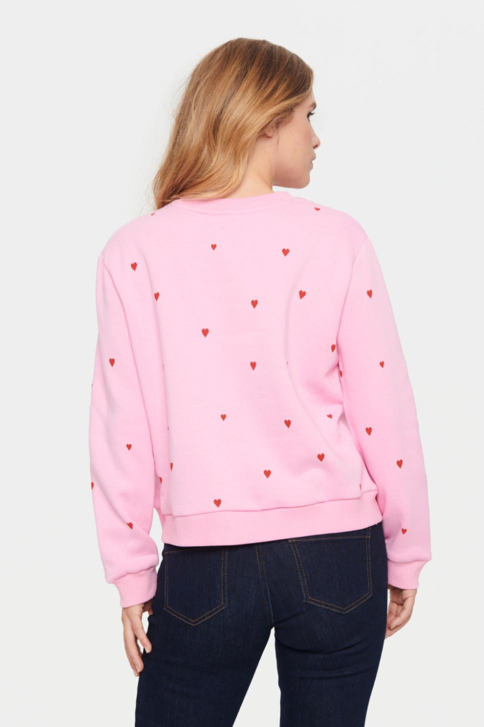 Saint Tropez Dagna SZ Sweatshirt - Bonbon Flame Hearts