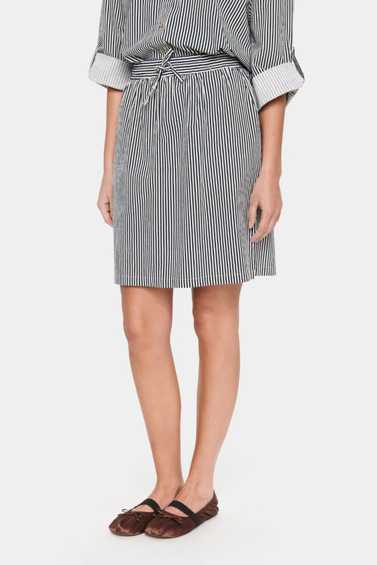Saint Tropez Zalinda SZ Stripe Skirt - Ice Nightsky Stripe
