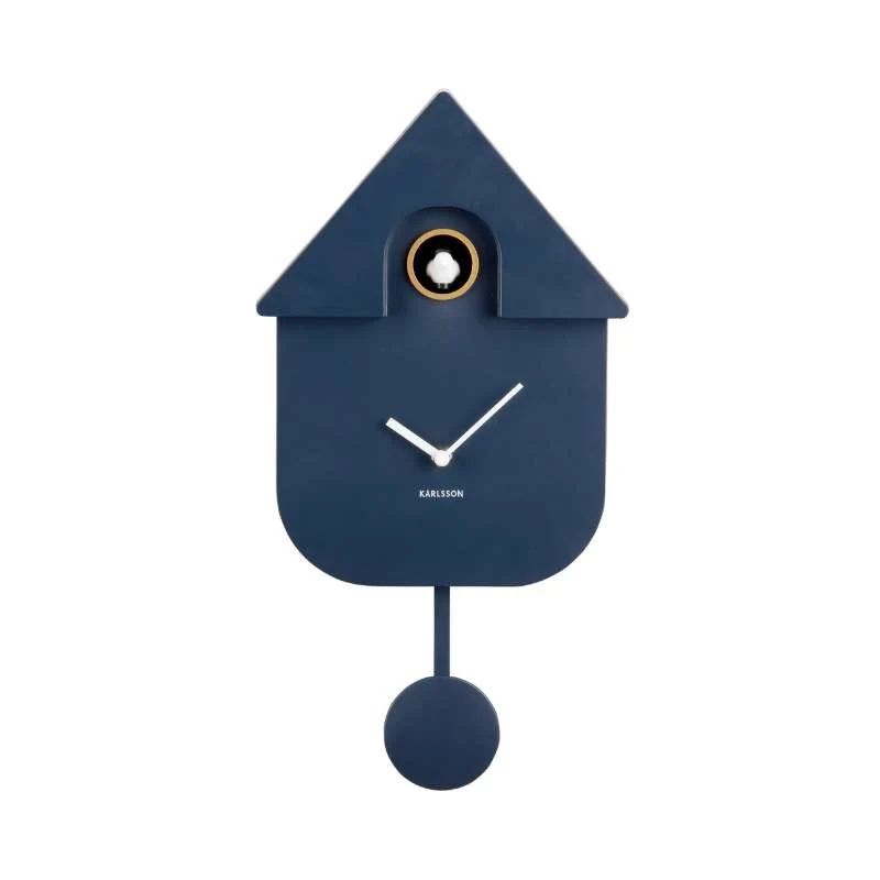 Karlsson Modern Cuckoo Clock - Dark Blue