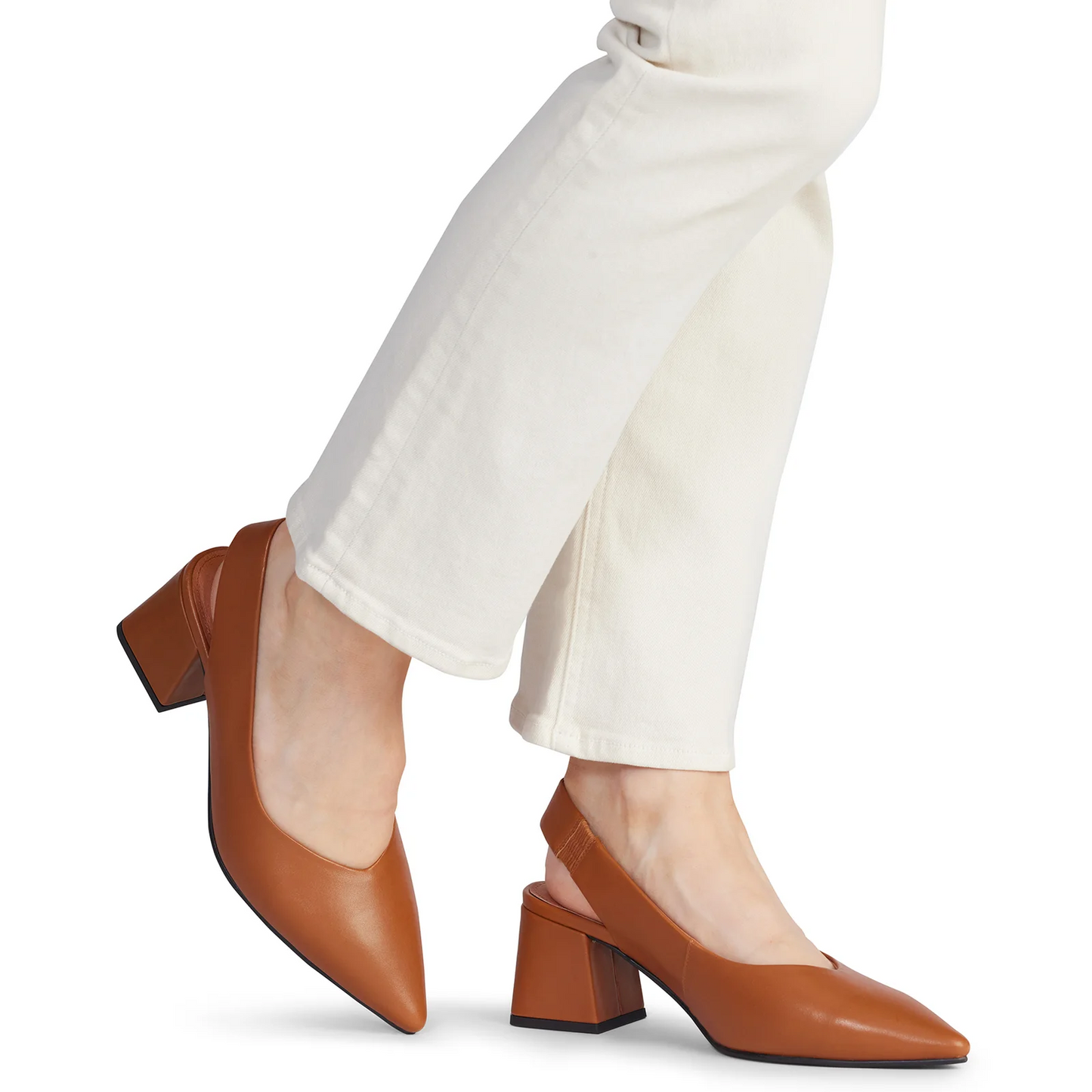 Kathryn Wilson Liz Slingback - Tan Calf
