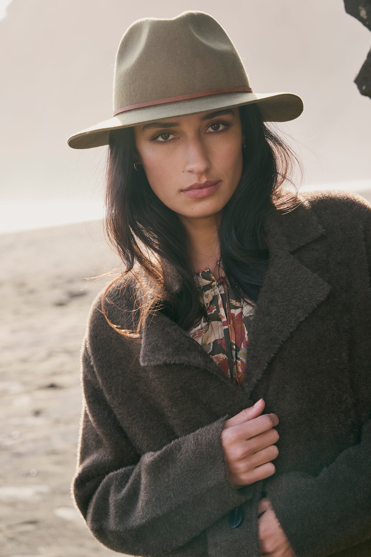 Lania the Label River Coat - Military