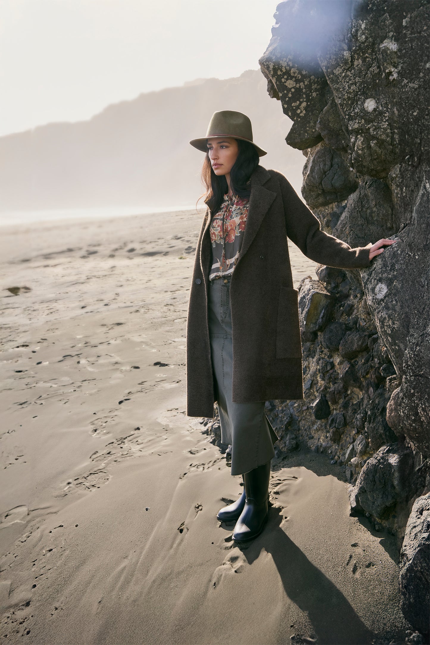 Lania the Label River Coat - Military