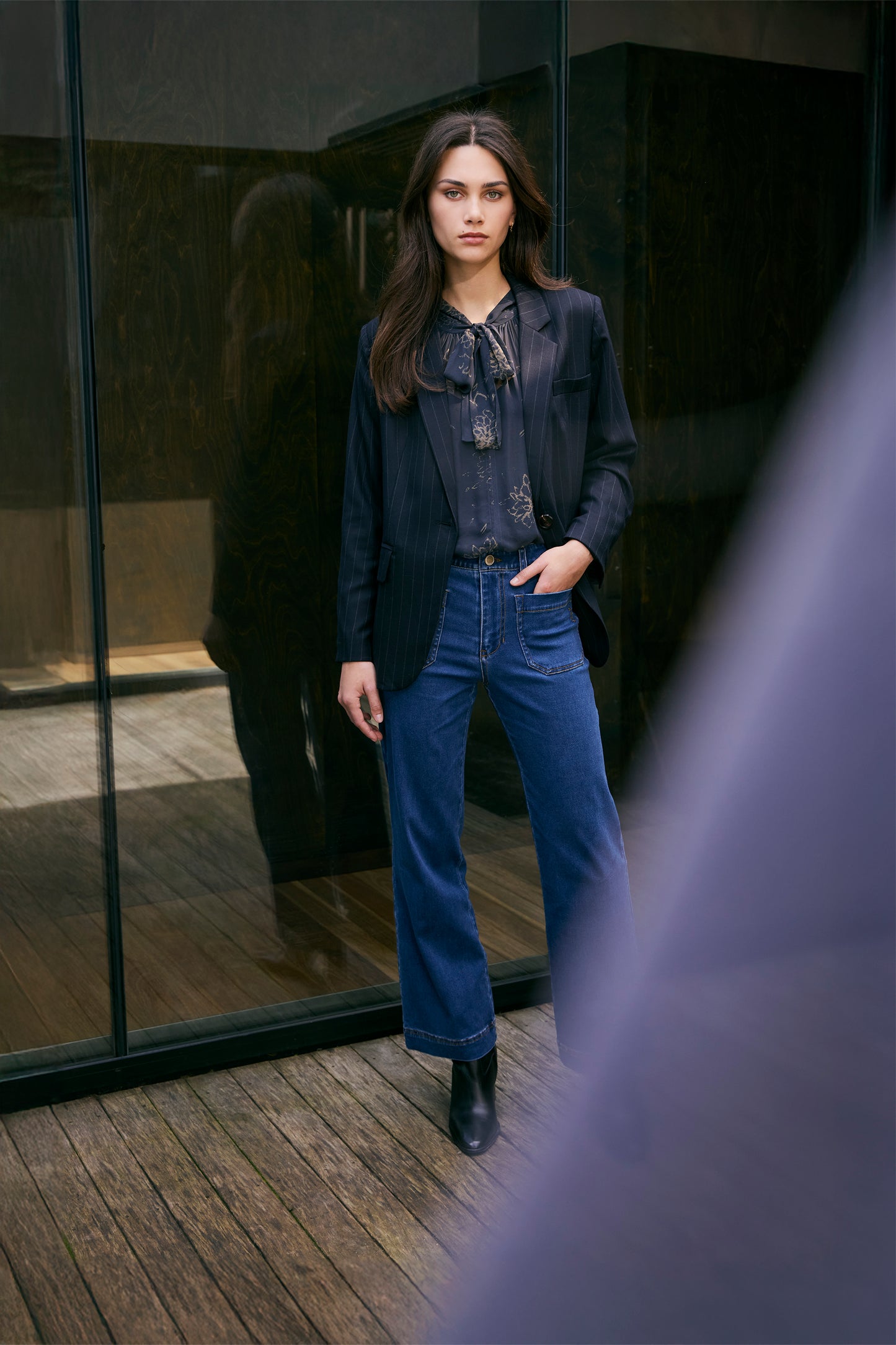 Lania the Label Chrome Jean - Indigo