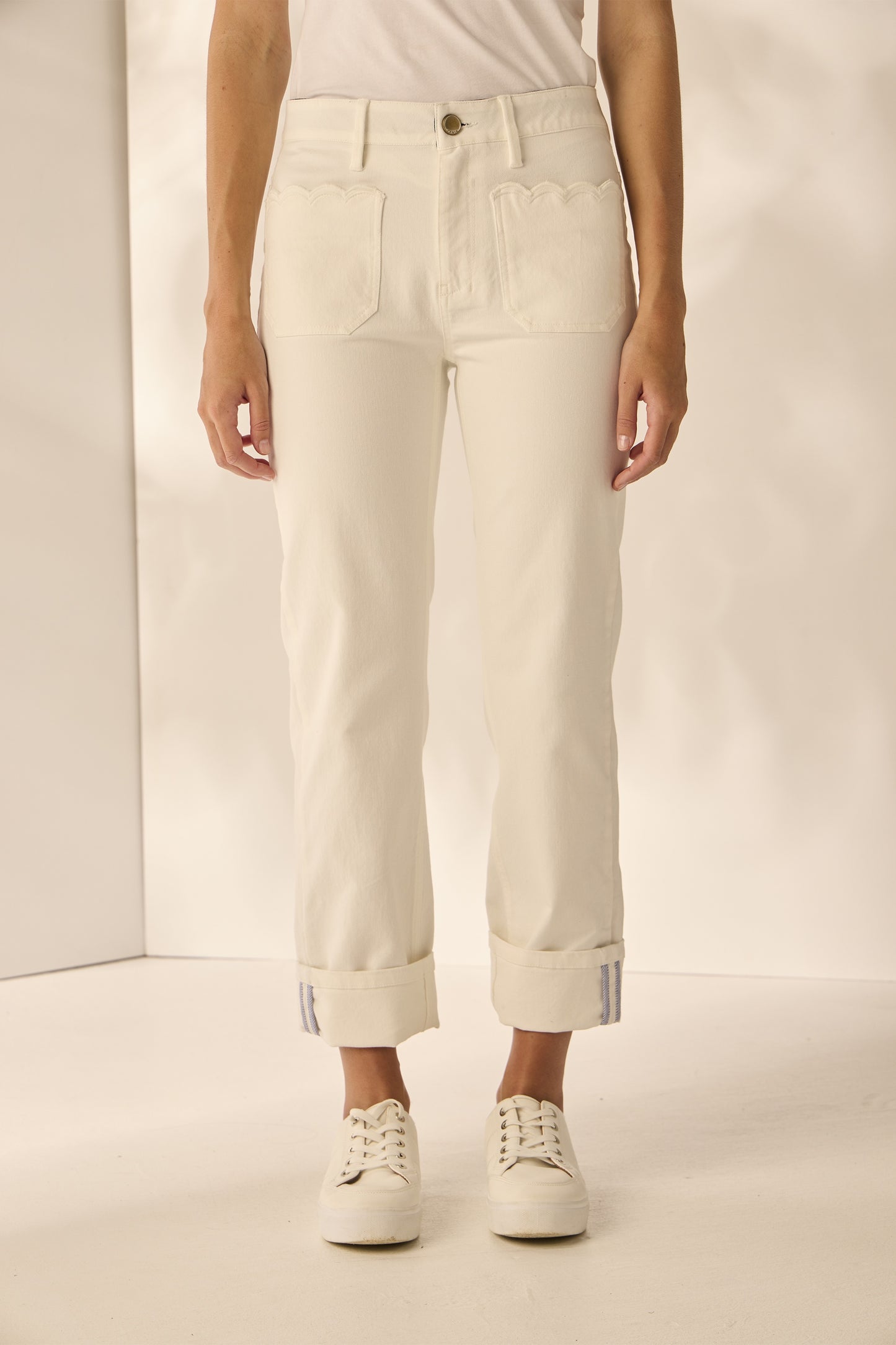 Lania The Label Chloe Jean - Ivory