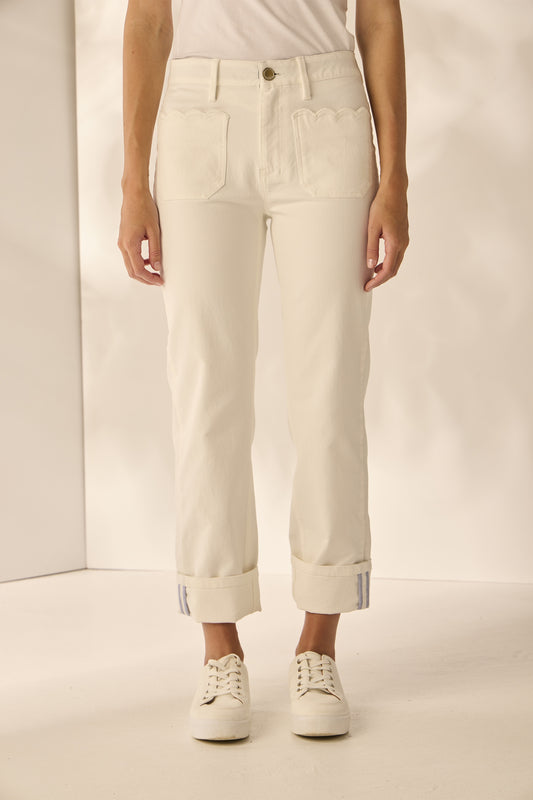 Lania The Label Chloe Jean - Ivory