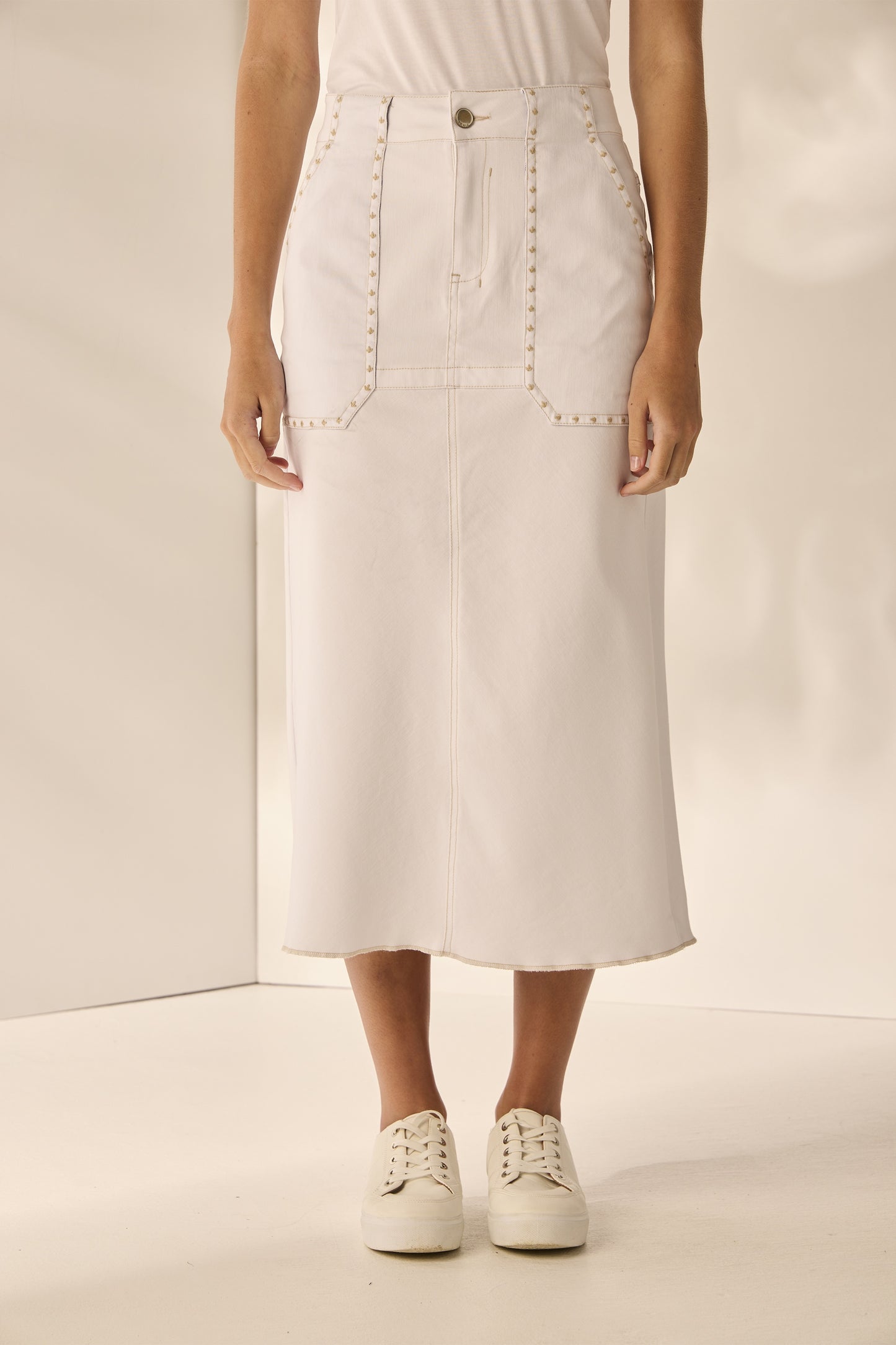 Lania The Label Abby Skirt - White