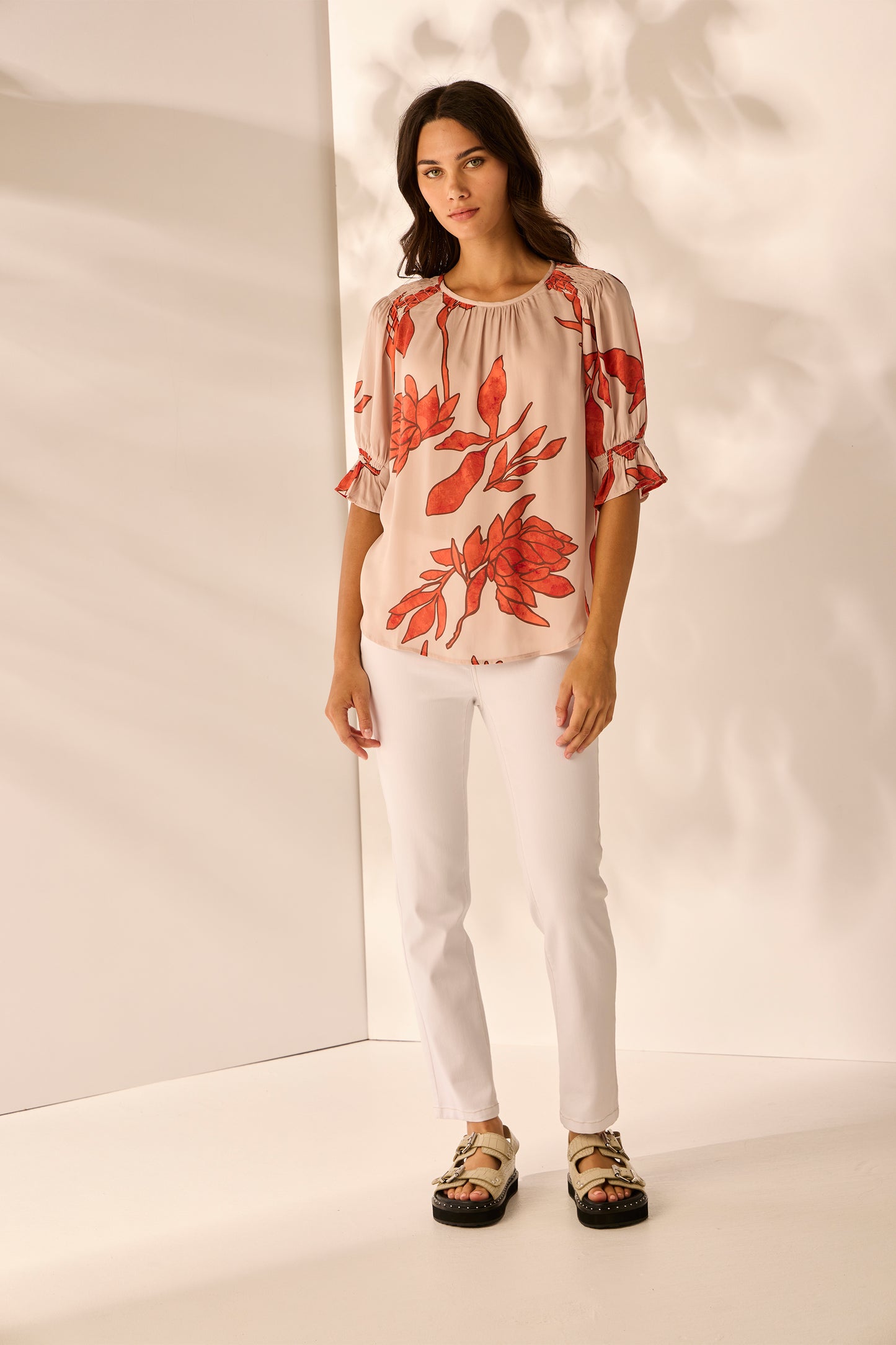 Lania The Label Chino Top - Amber