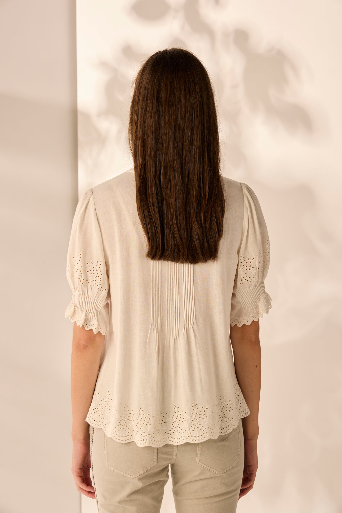 Lania The Label Clover Shirt - White