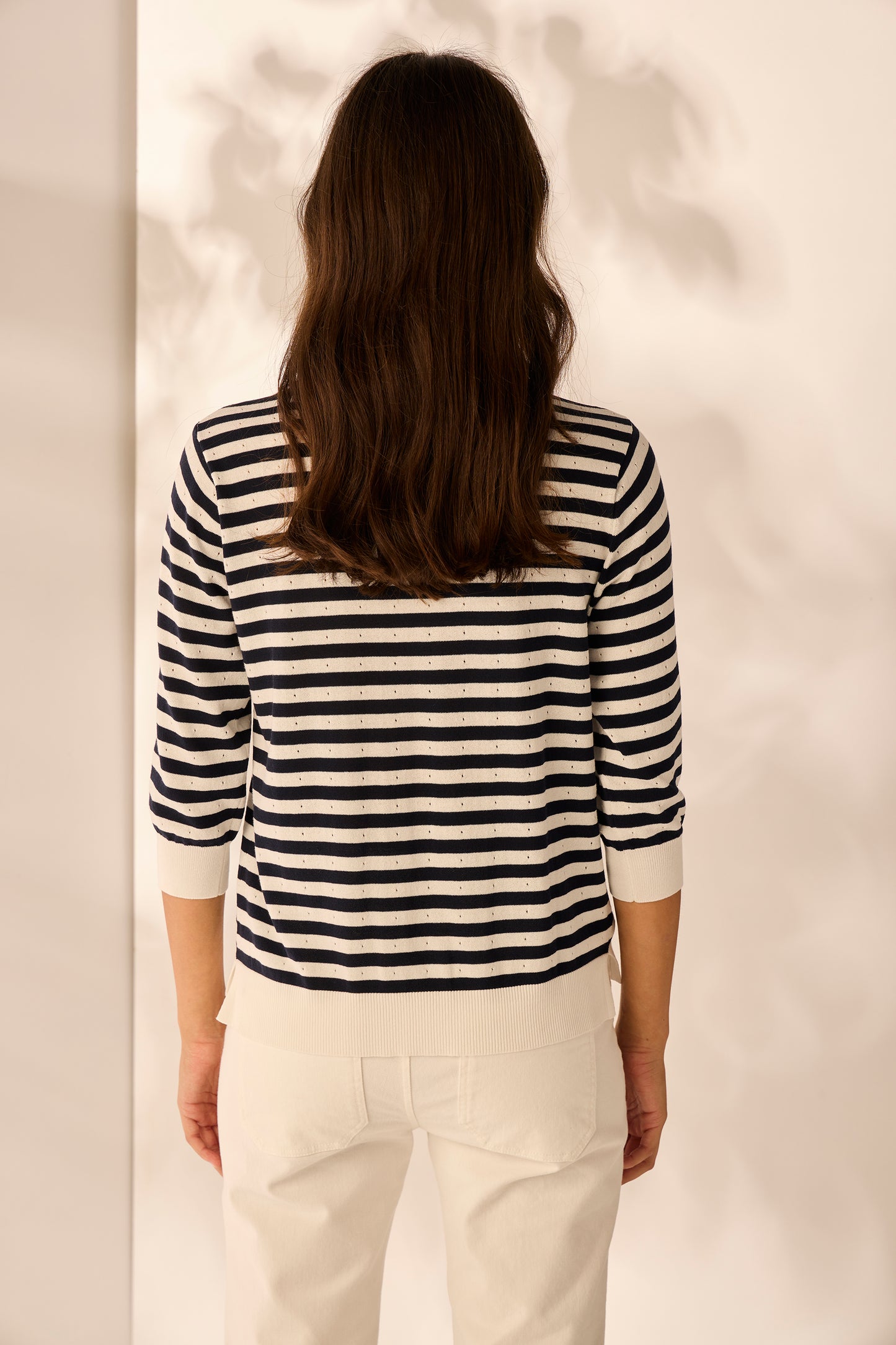 Lania The Label Sayer Cardi - Ink/Off White Stripe
