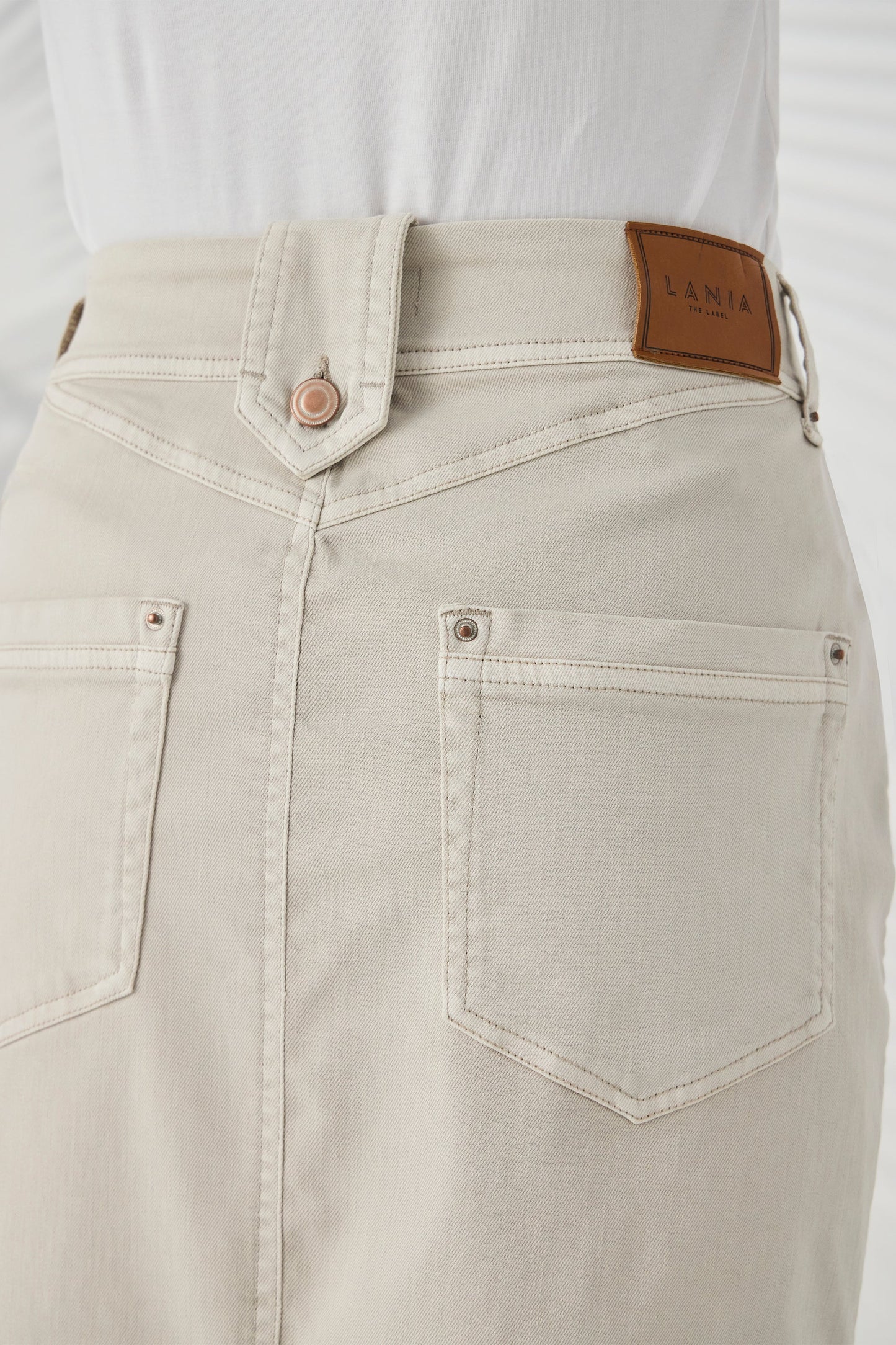 Lania The Label Ryder Skirt - Almond