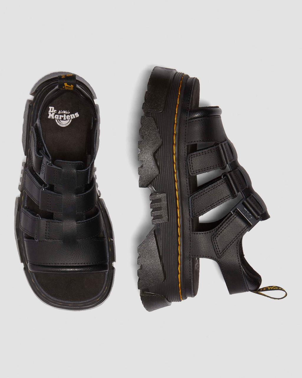 Dr Martens Mattison 3 Strap Sandal - Black Athena