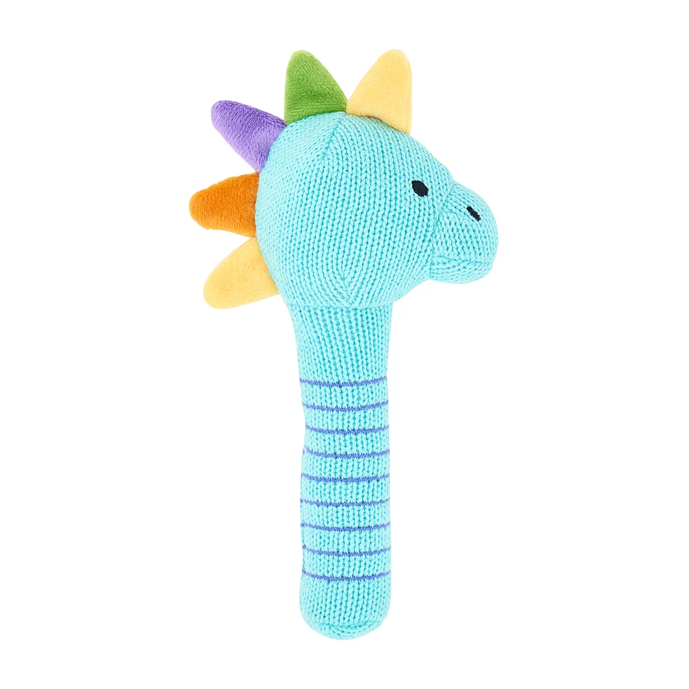 Annabel Trends Hand Rattle Knit - Dinosaur