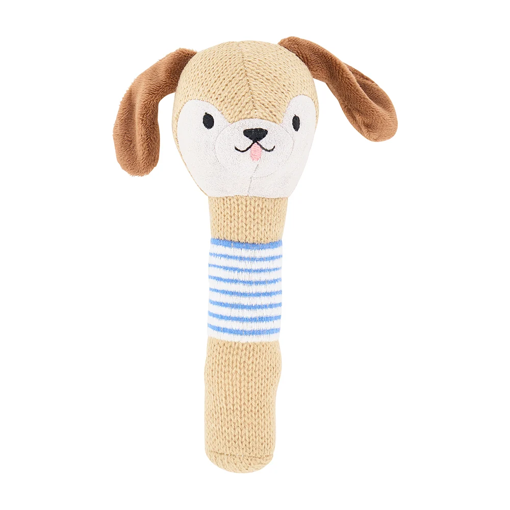 Annabel Trends Hand Rattle Knit - Puppy Dog