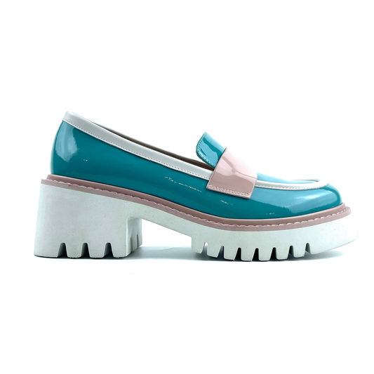 Mila Raine Willa Loafer - Jade Patent