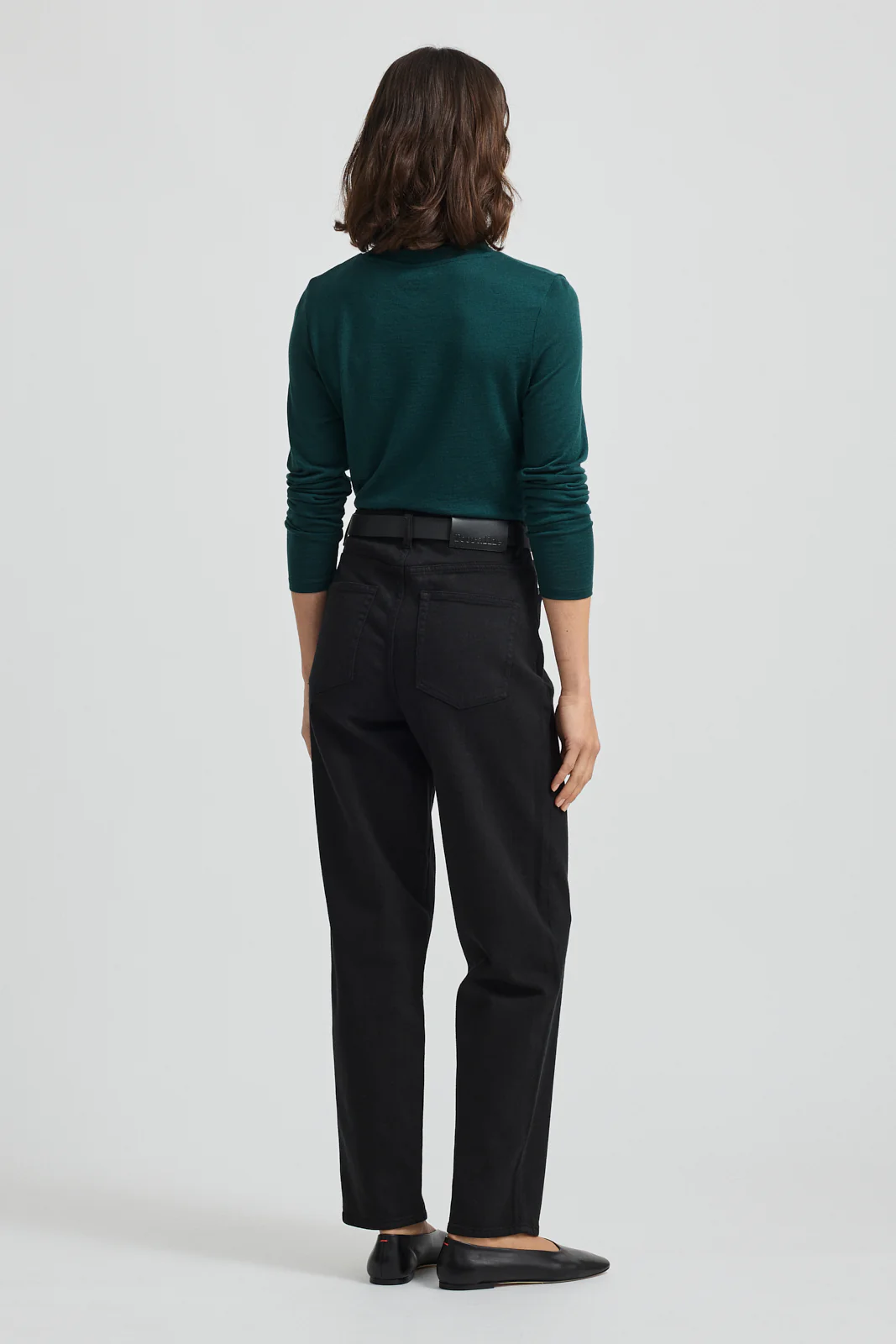 Toorallie Turtle Neck Merino Tee - Cedar