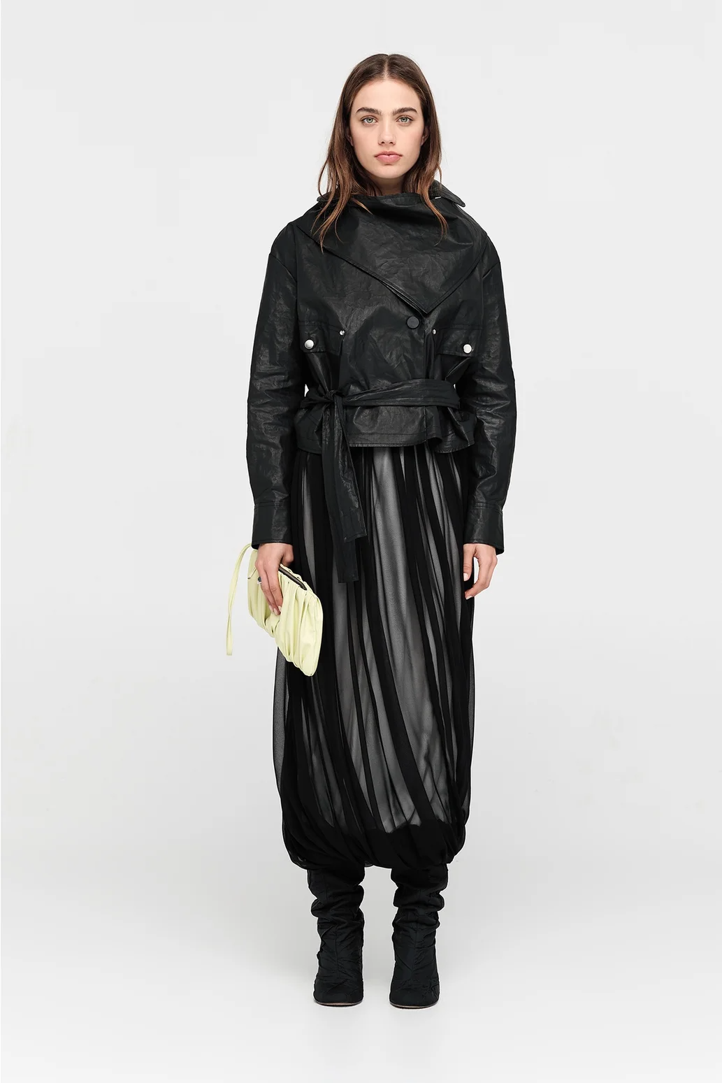 Taylor Encircle Skirt - Black/Ivory