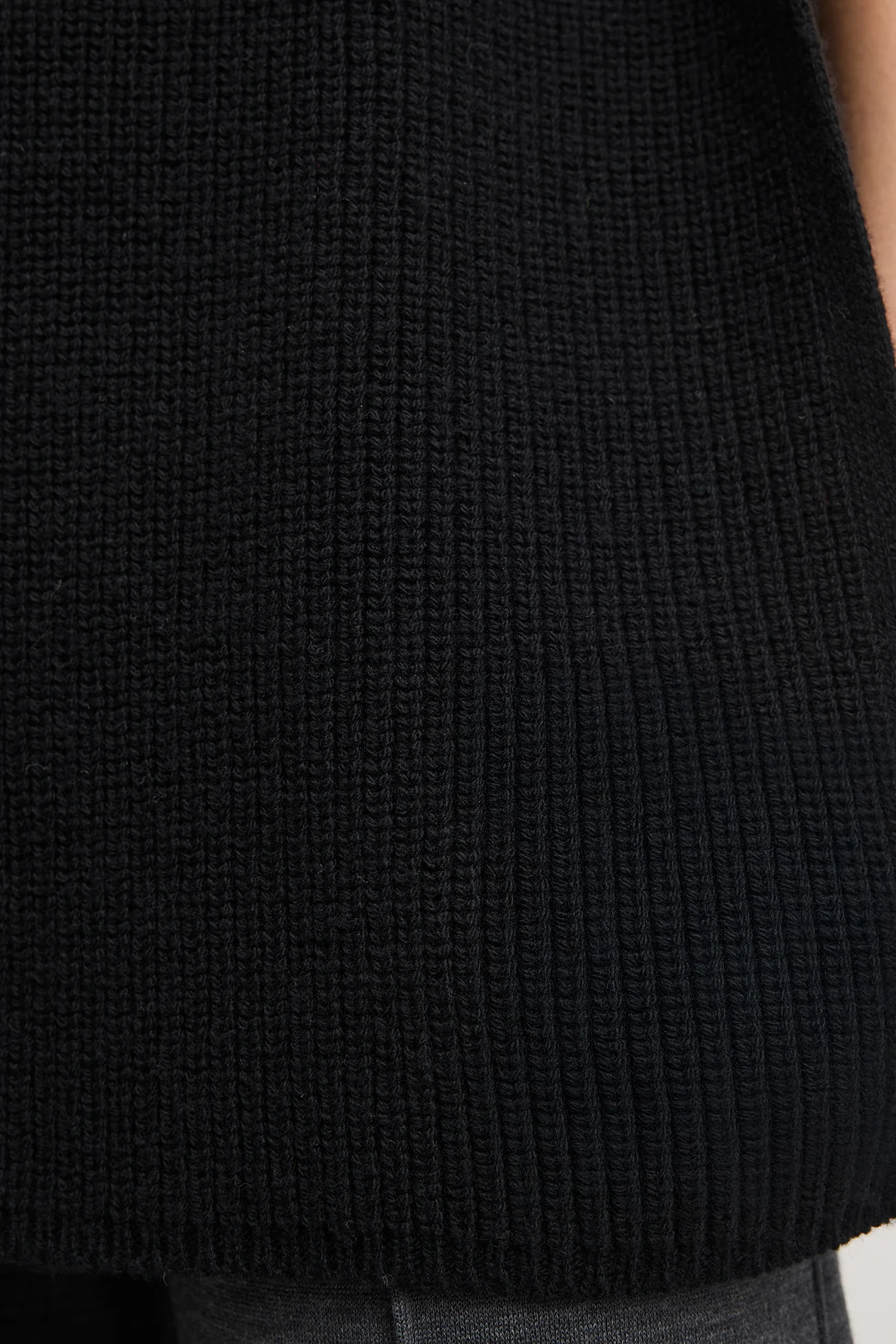 Toorallie Rib Knit Scarf - Black