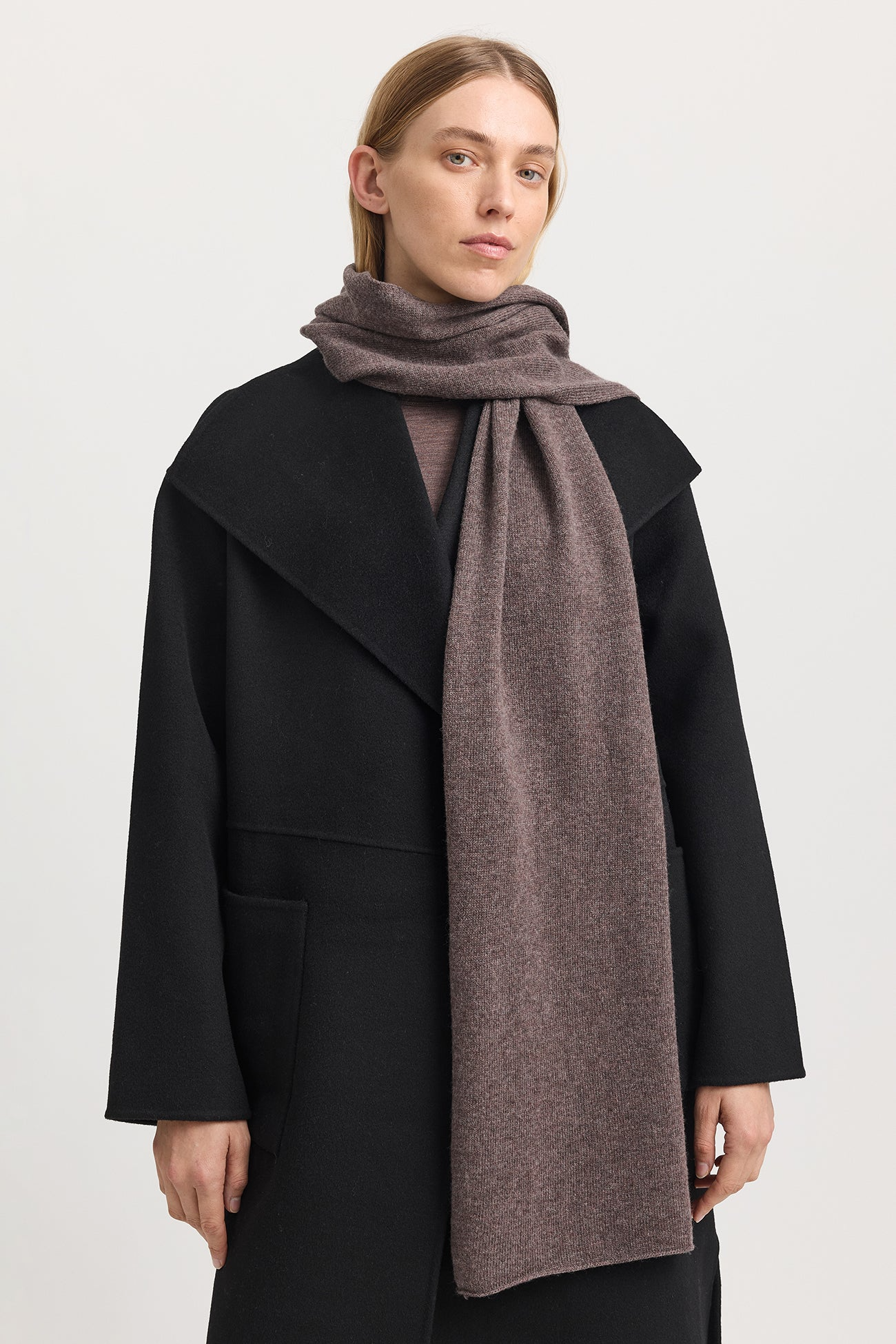 Toorallie Fine Wool Scarf - Mocha