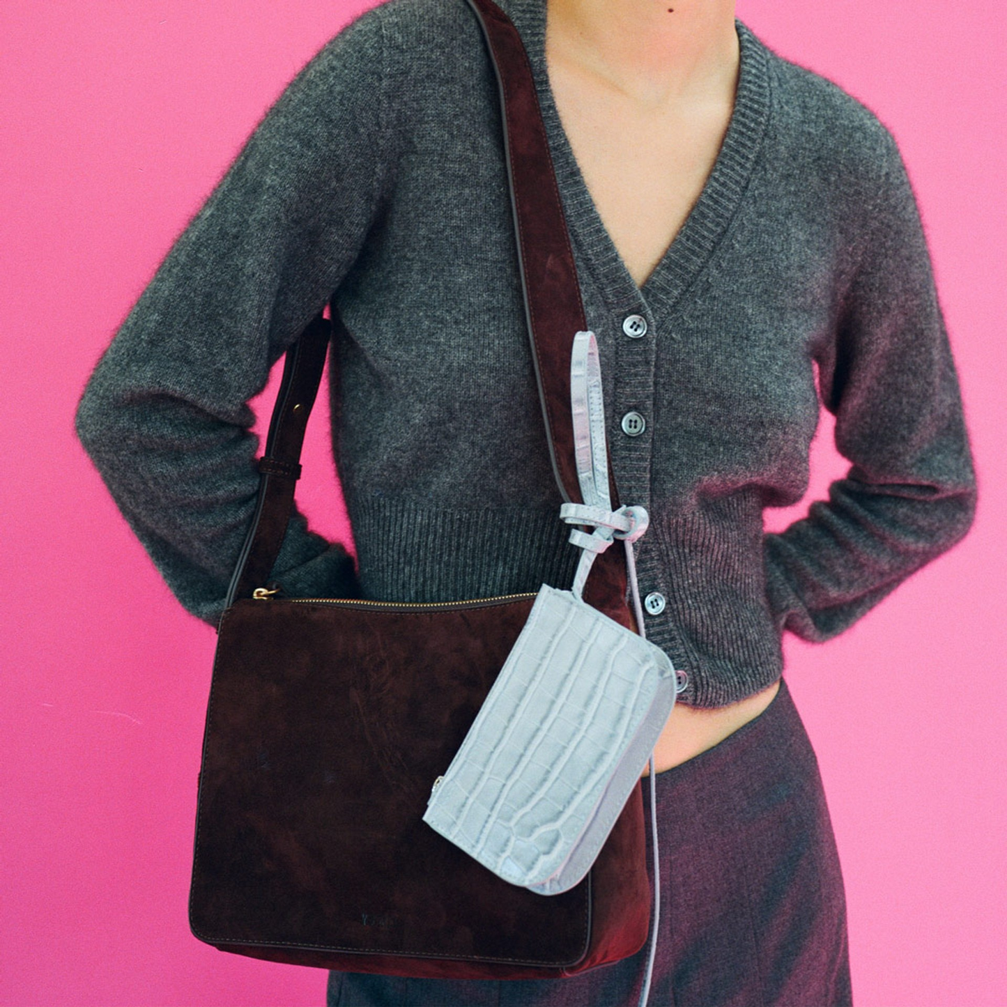 Yu Mei Mini Vi Bag - Moon Croc