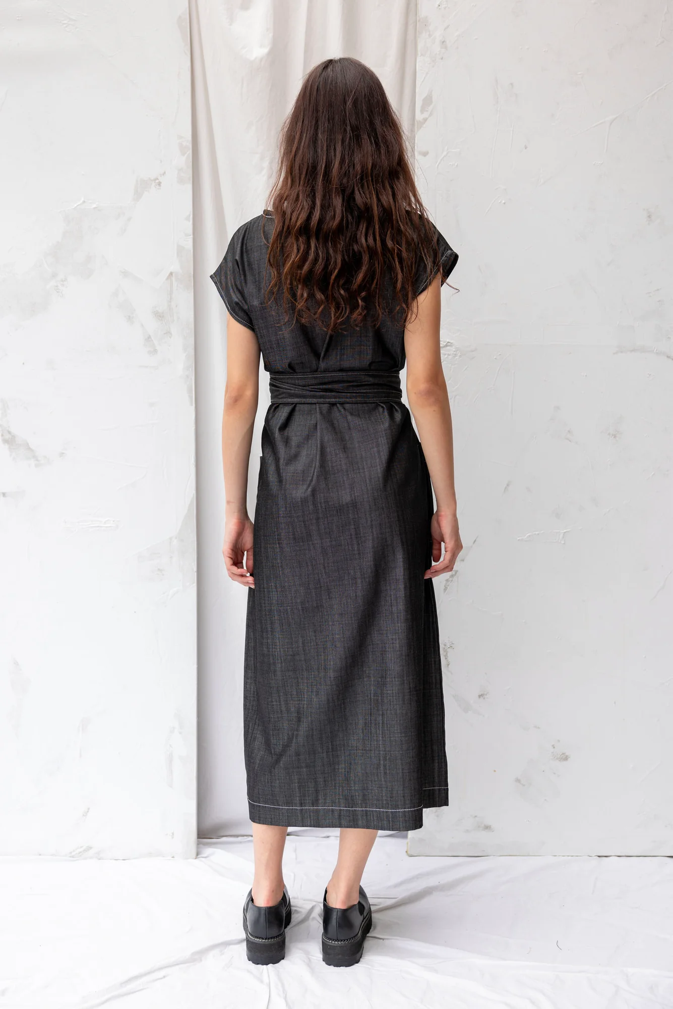 Re.Create Stella Denim Dress - Midnight