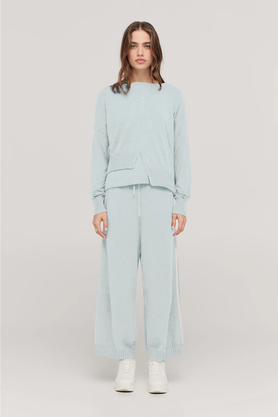 Taylor Fluctuate Sweater - Mist/Ivory