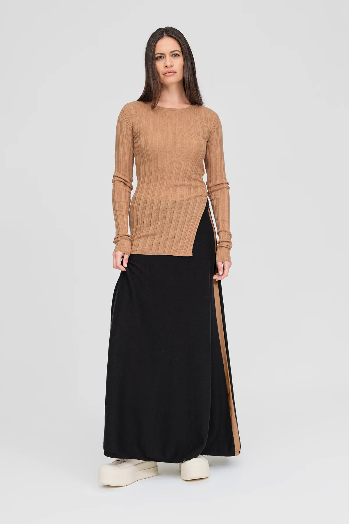 Taylor Rounded Veneer Tunic - Toffee