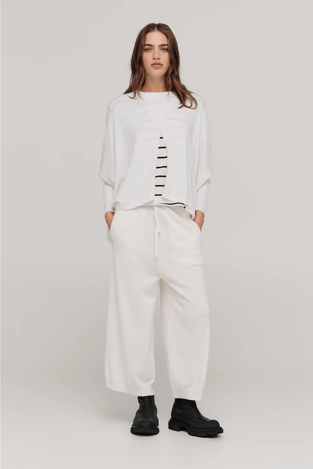 Taylor Variegation Sweater - Ivory