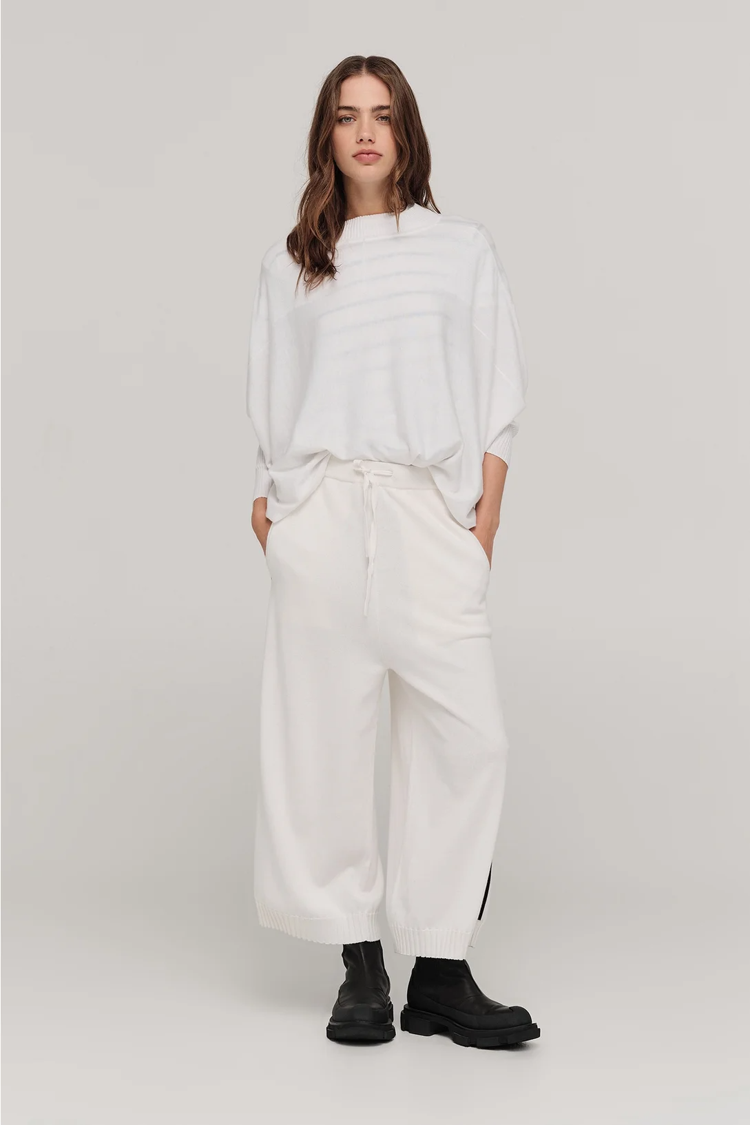 Taylor Variegation Sweater - Ivory