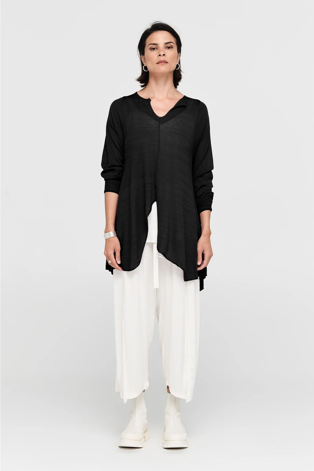 Taylor Encased Sweater - Black