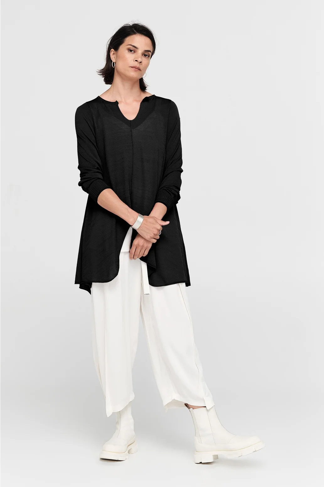 Taylor Encased Sweater - Black