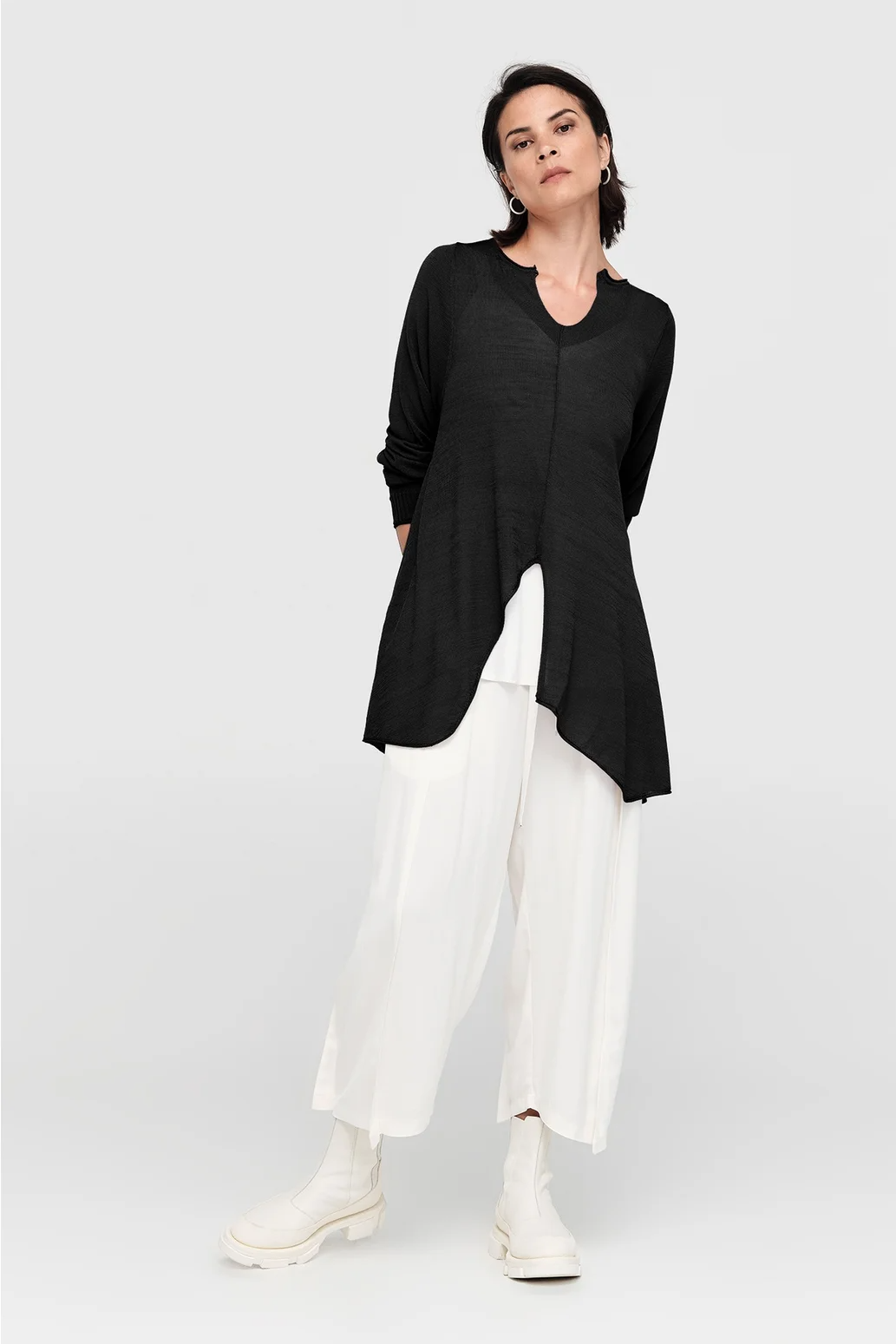 Taylor Encased Sweater - Black