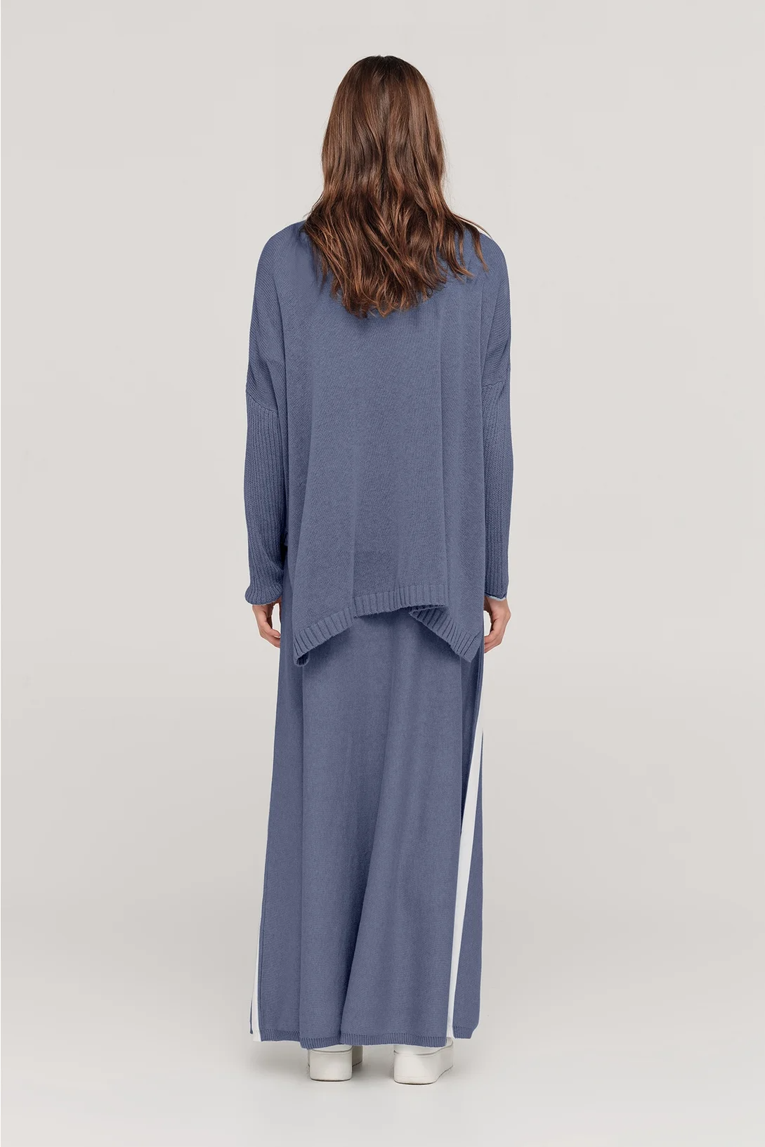 Taylor Squared Lucent Sweater - Midnight/Ivory