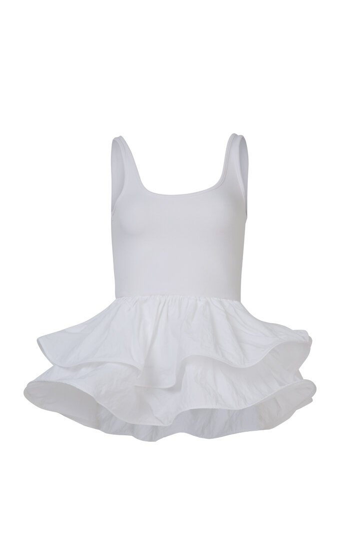 Coop Tutu Cool To Care Top - White